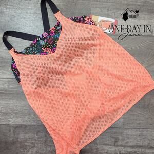 ZeroXposure Double Up Tankini Top Size XL